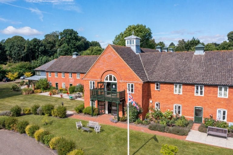 Grove Court Care Home, Drone Image