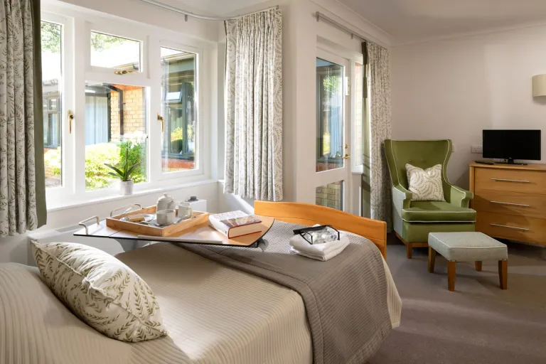Merlewood Care Home bedroom