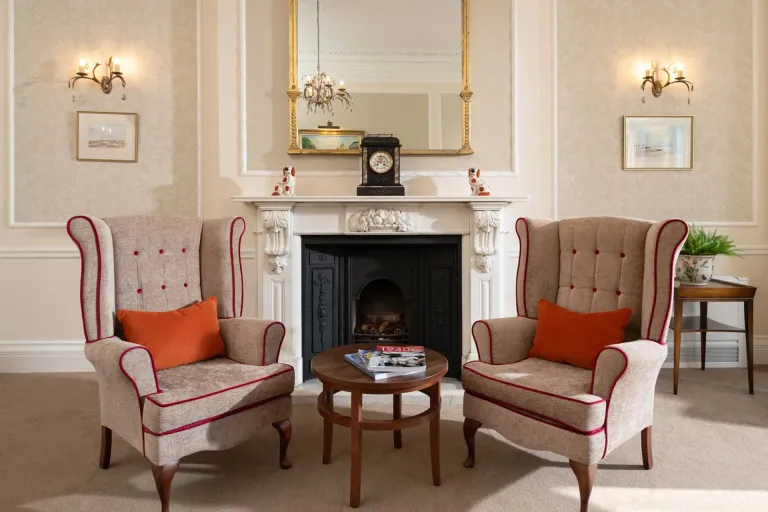 Merlewood Care Home drawing room