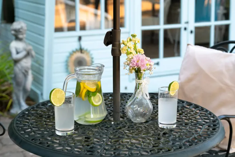 Merlewood Care Home outside drinks