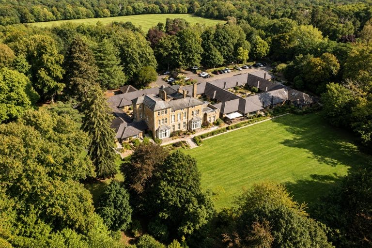 Merlewood Care Home arial photograph