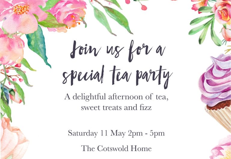 Tea Party Invite cotswold