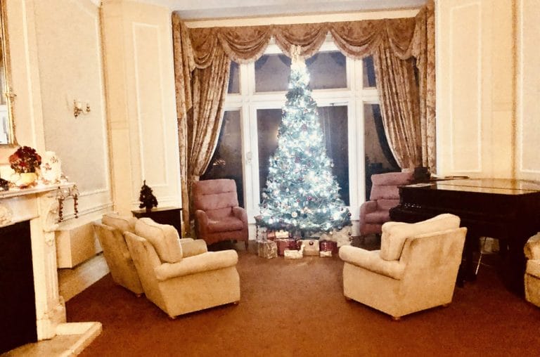 festive merlewood tree