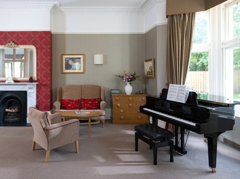 Relaxation room at Eversfield Care Home