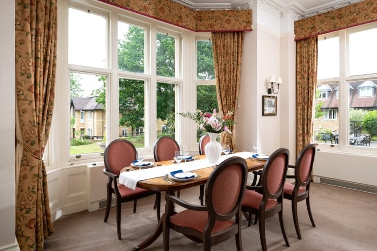 Social & Family Dining Room at Eversfield Care Home