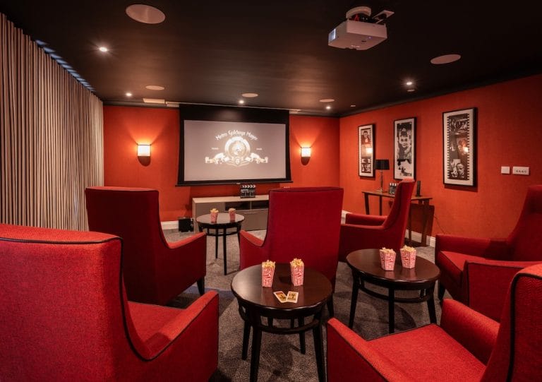 The Cinema Room at Eversfield Care Home